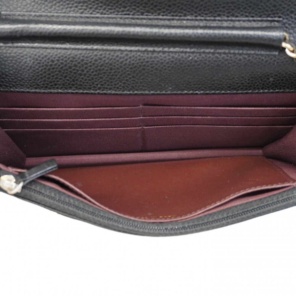 CHANEL Black Caviar Leather Wallet - Picture 4 of 11